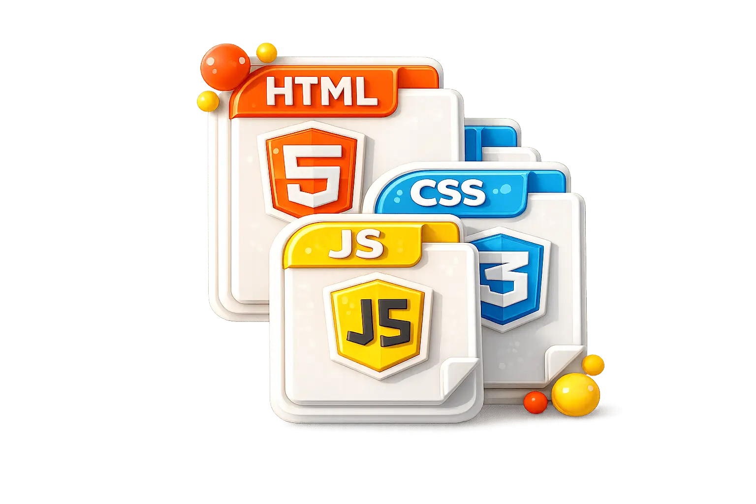 HTML, CSS, JS